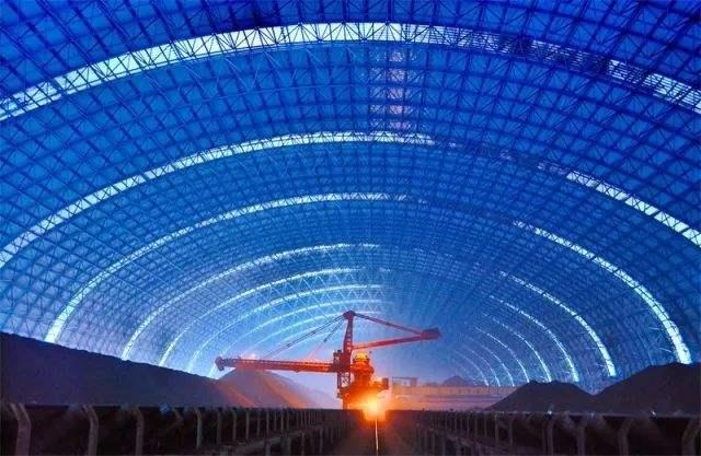 佛山亿优钢构工程师为您解析原料场封闭技术的特点和类型